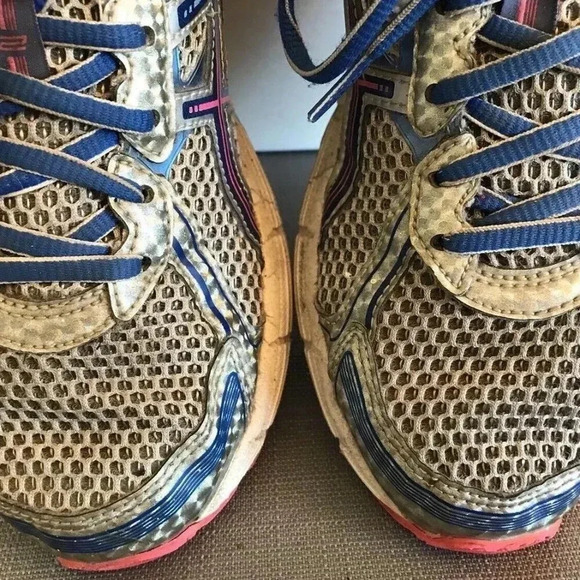 ASICS Women T3R5N Duomax GT-1000 Gel Gray Blue Athletic Running Shoes Size 8 - Picture 2 of 12